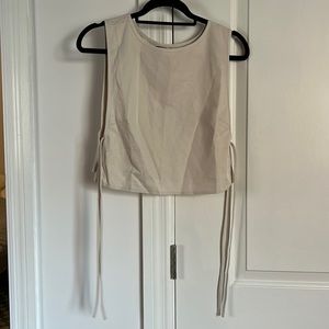 Nasty gal open sides semi crop top